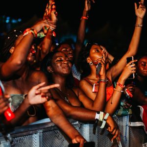 Afro Nation Festival Crowd Excited for show