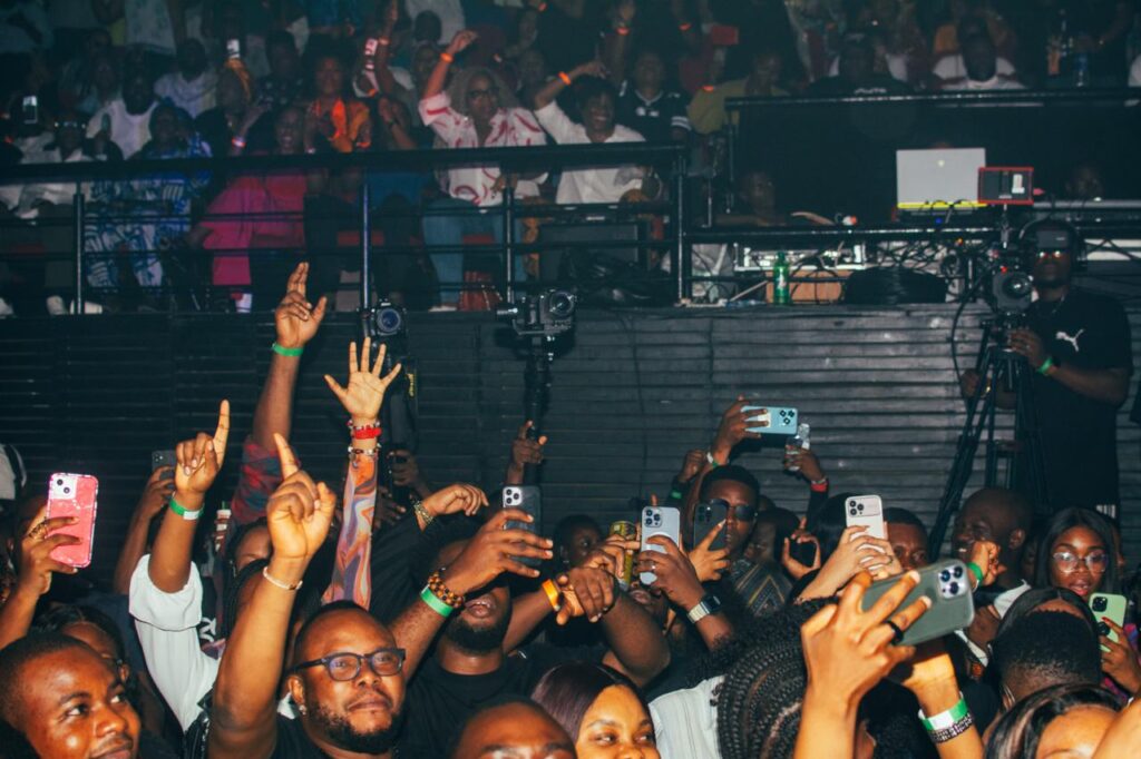 Crowd at D'banj's concert - Two-Decade Journey