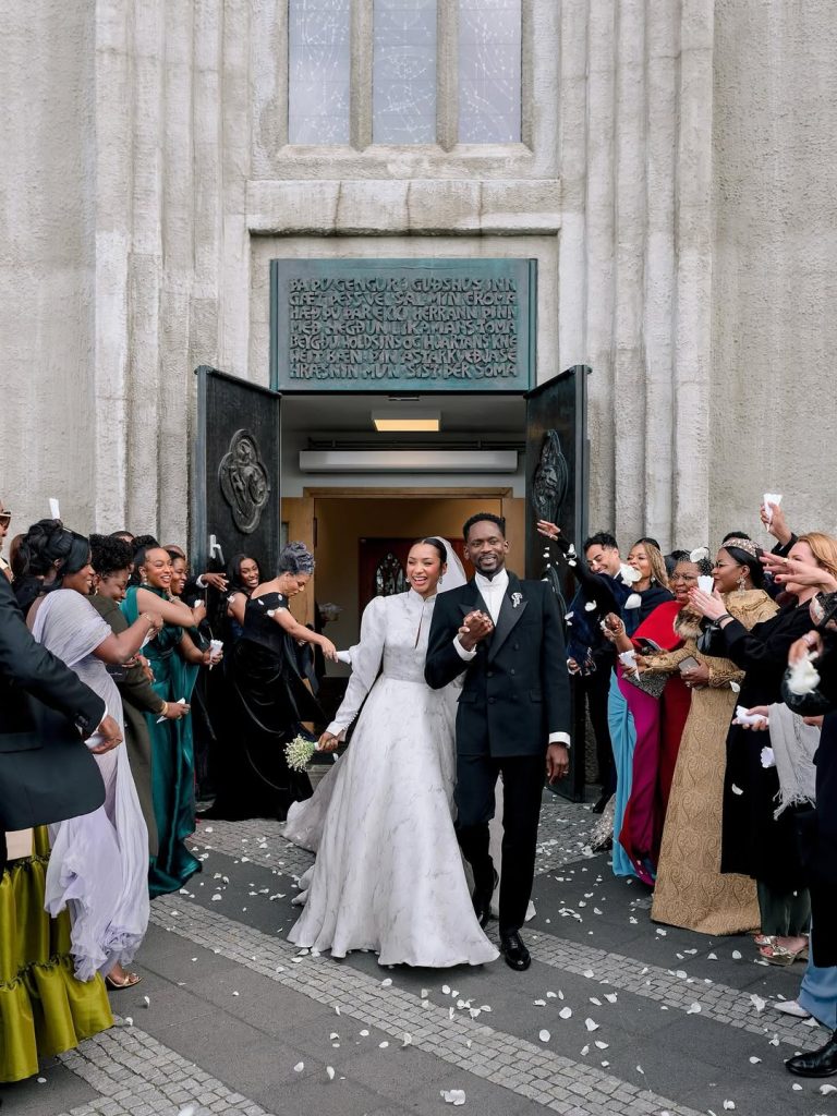 Mr Eazi and Temi Otedola's wedding in Iceland