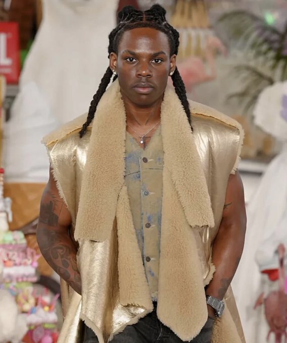 Rema Walks for Diesel at Milan Fashion Week AW26